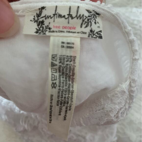 Intimately free people daydreamer lace dress woman’s small cute bridal - Picture 10 of 11